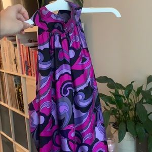 INC ‘70s Style High Neck Retro Silk Blouse